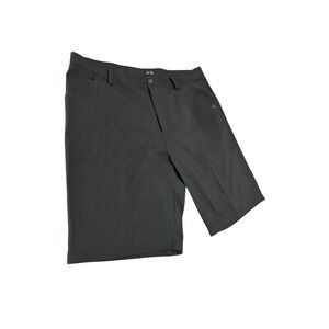 Adidas Golf Shorts Mens 38 Black Performance Flat Front Lightweight Active‎